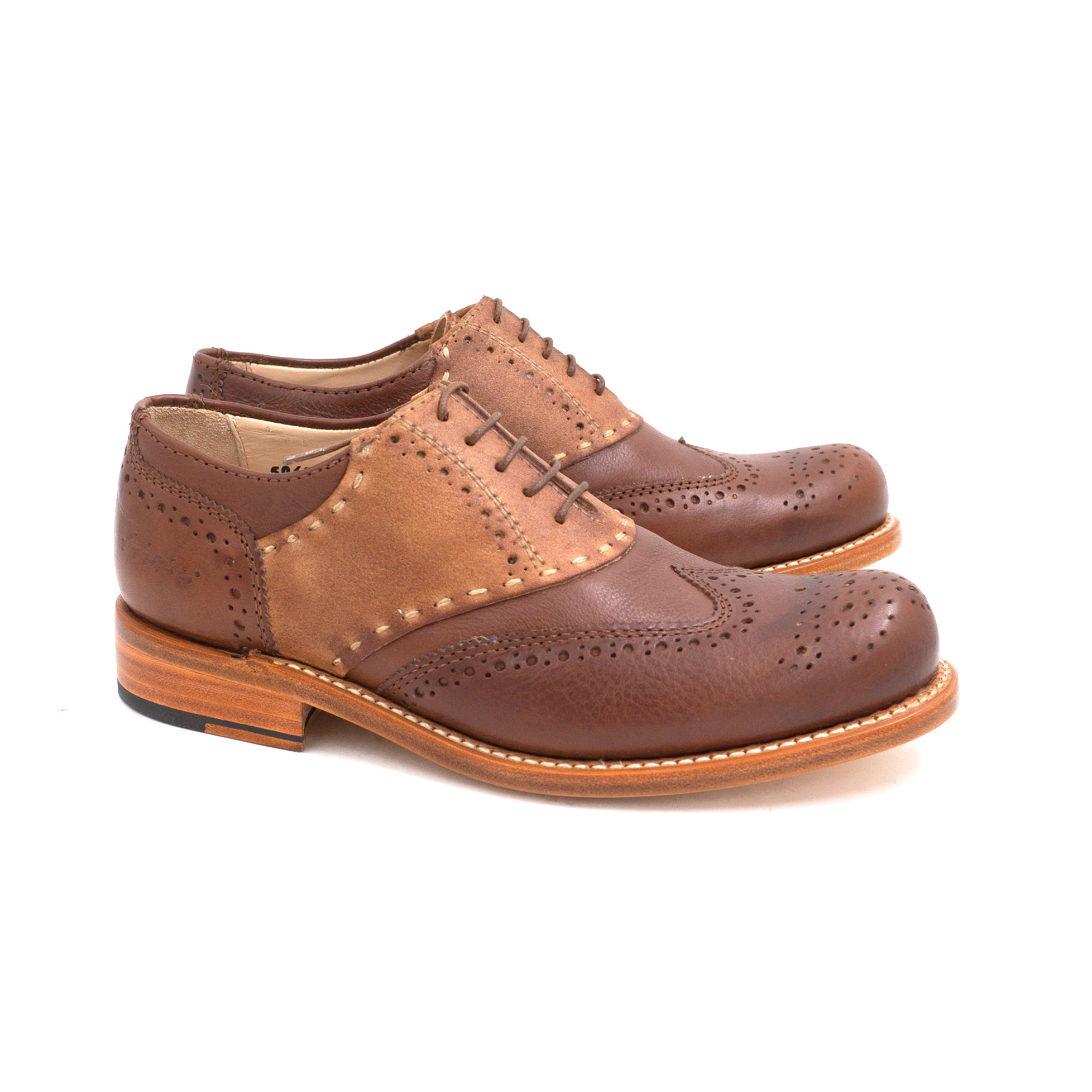 Rahmengenähte Schuhe für Herren auf Ledersohle Hobo Shoes